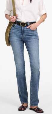 Madewell High-Rise Stovepipe Jeans in Ashland Wash